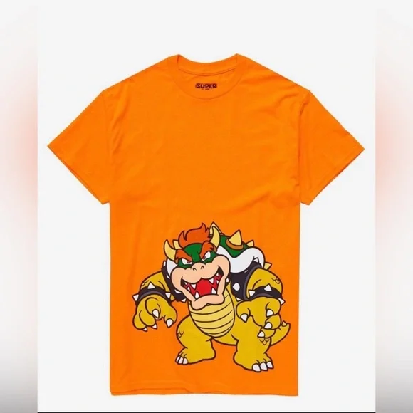 NWT Bowser T-shirt Super Mario (M) - Picture 1 of 3